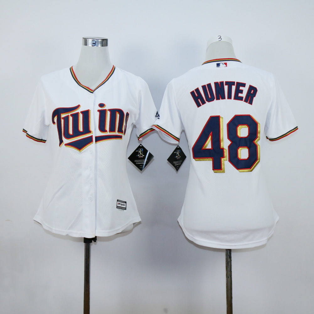 Women Minnesota Twins #48 Hunter White MLB Jerseys